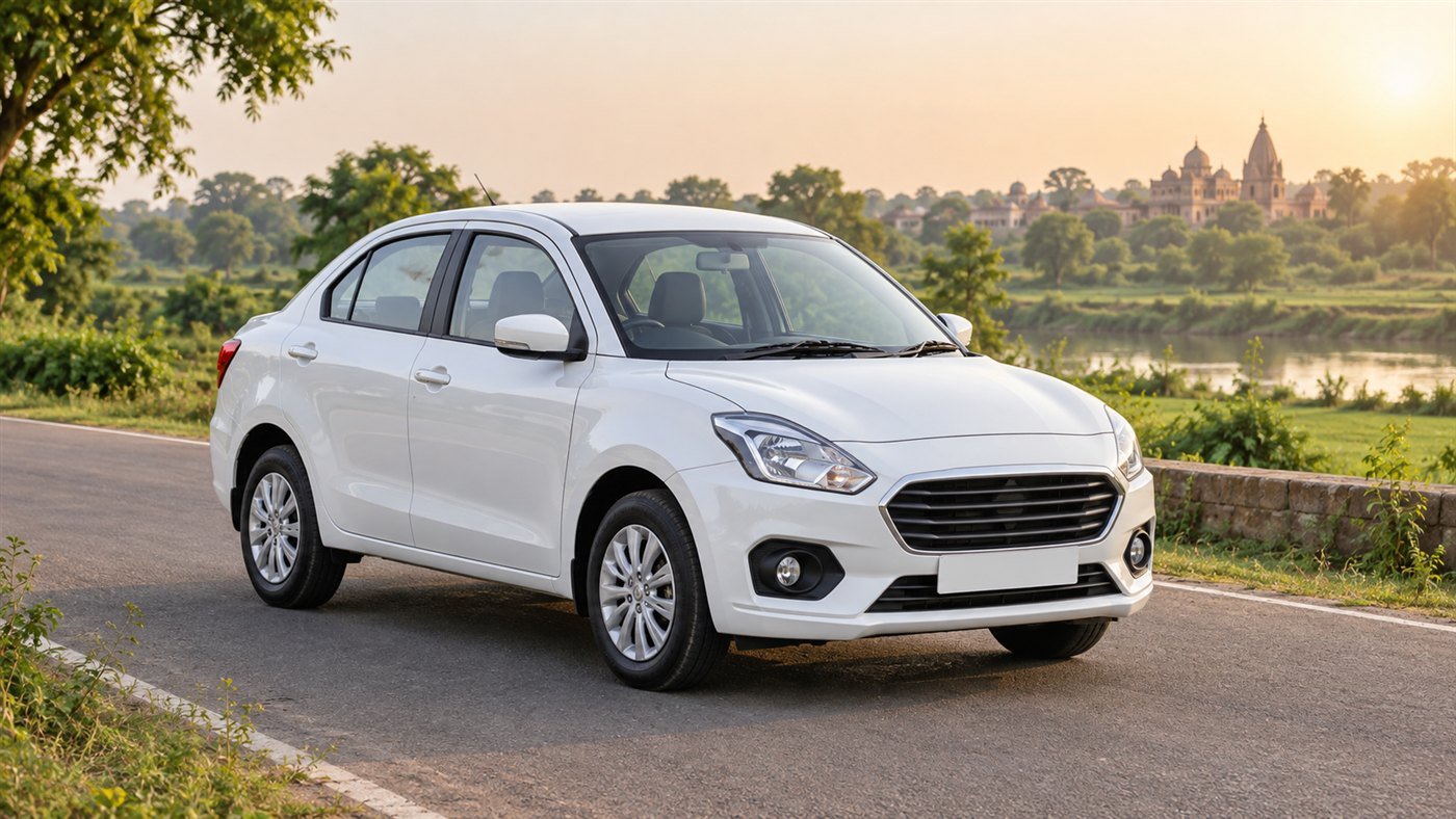 Sedan taxi for Mathura and Vrindavan travel