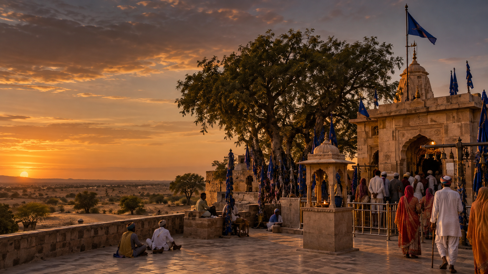 Gogamedi Rajasthan pilgrimage landscape