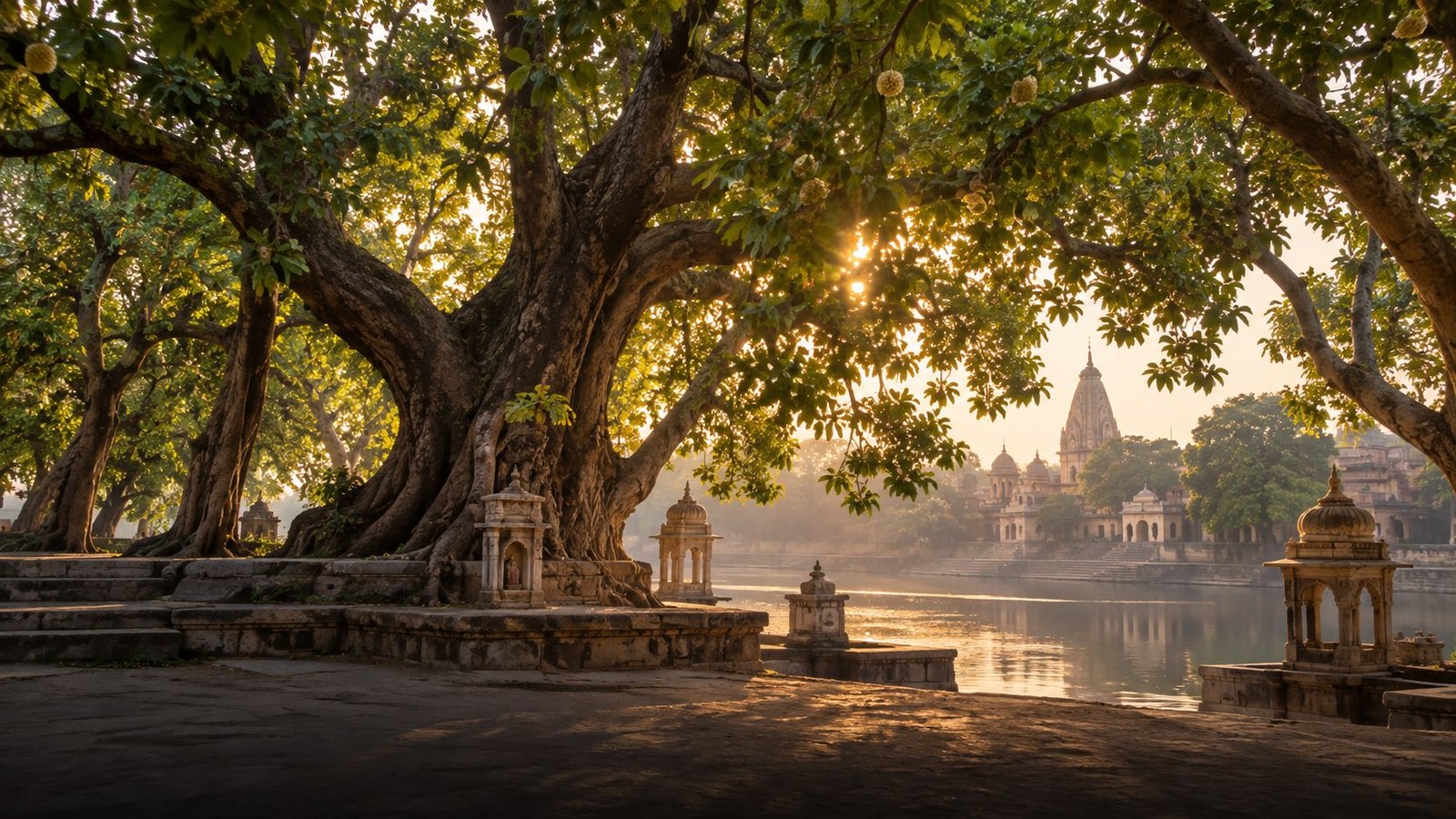 Vanshivat sacred site in Vrindavan
