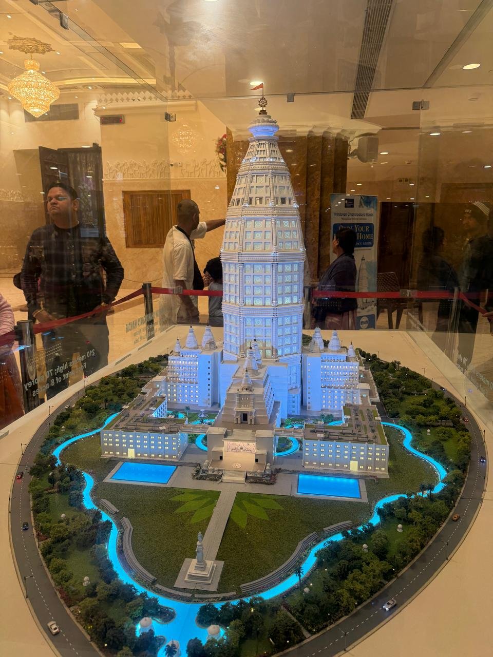 Vrindavan Chandrodaya Mandir model in Vrindavan