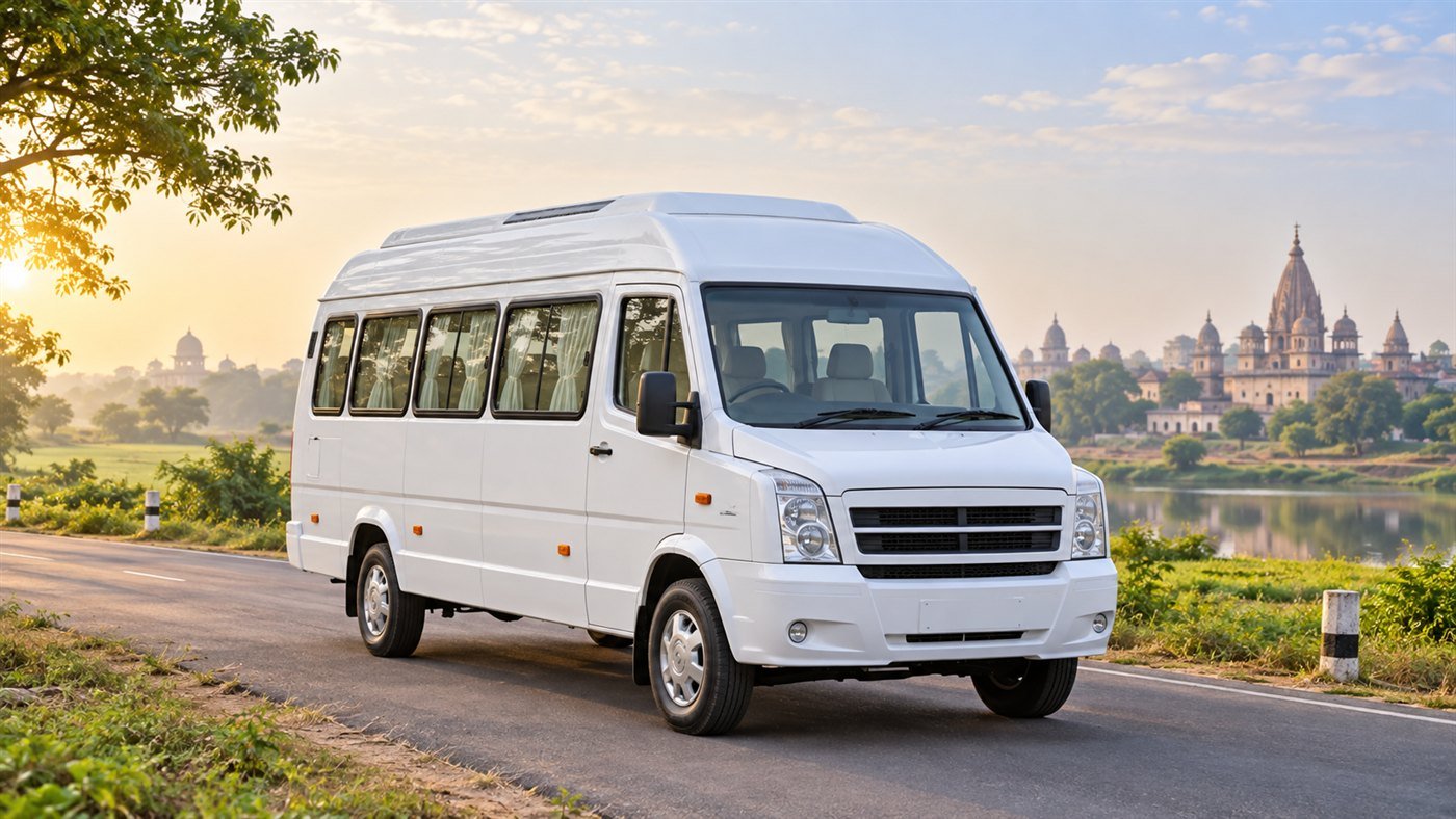 Tempo Traveller for group travel in Mathura and Vrindavan